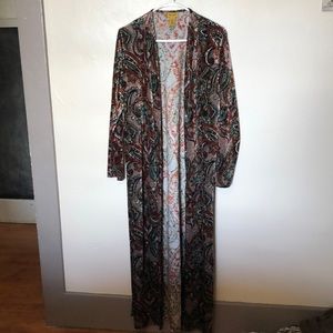 Wrangler velvet duster